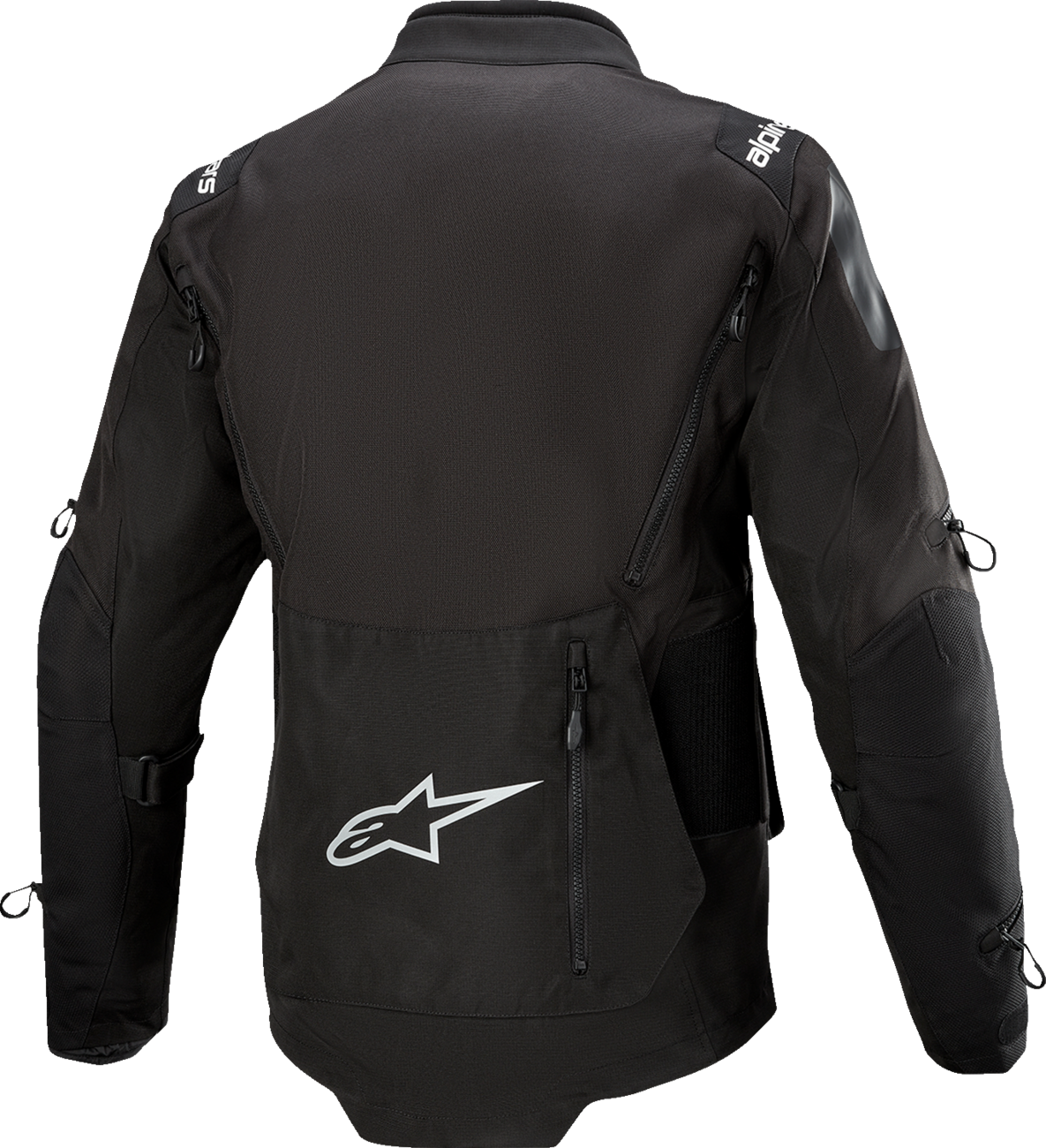 Alpinestars Ardent 3-in-1 adventure touring jacket in black, size large, with multiple layers and protective features.