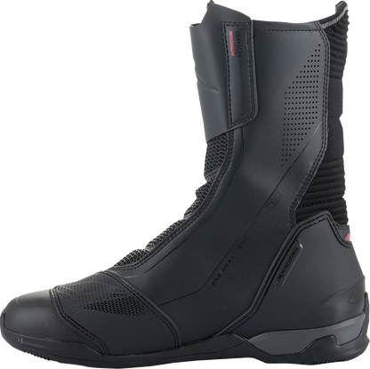 Alpinestars SP-X Boa motorcycle boots in black, EU size 42, featuring durable design and adjustable closure system.