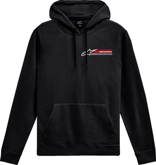 ALPINESTARS, Alpinestars Par Pullover Hoodie - Black, XL - Comfortable Cotton-Polyester Blend with Racing Logo Details
