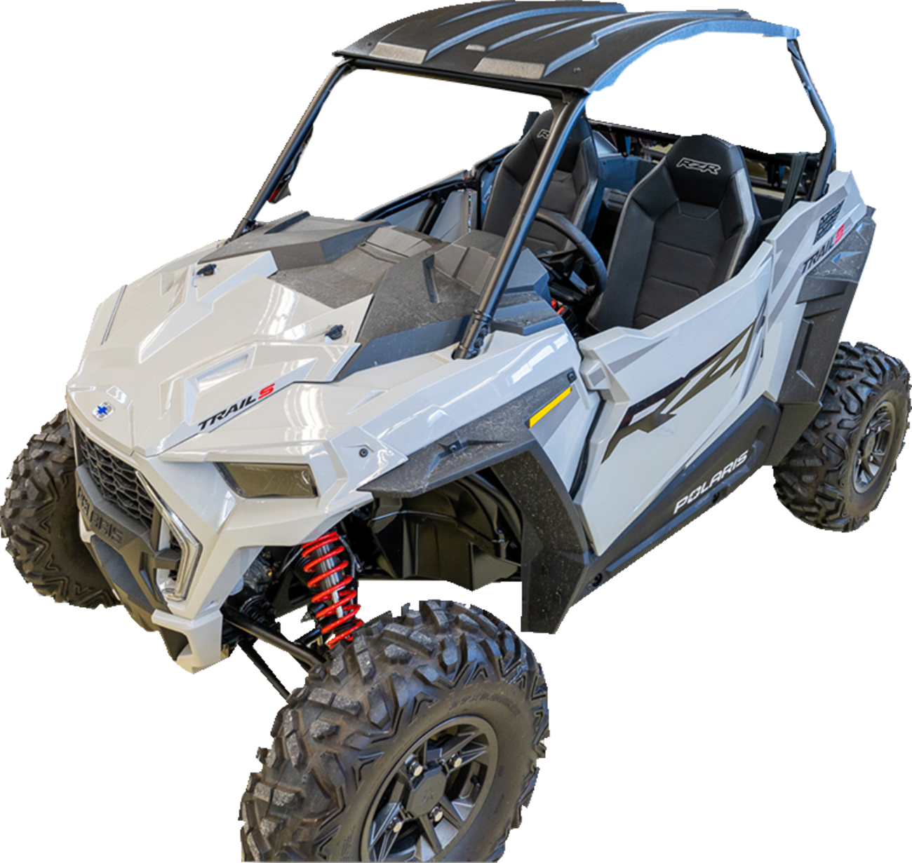 Durable Moose Offroad UTV roof made of one-piece polyethylene with UV stabilizers, designed for off-road utility vehicles.