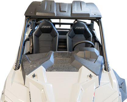 Durable Moose Offroad UTV roof in one-piece polyethylene with UV stabilizers, designed for off-road utility vehicles.