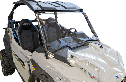 Durable Moose Offroad UTV roof made of one-piece polyethylene with UV stabilizers, designed for off-road utility vehicles.