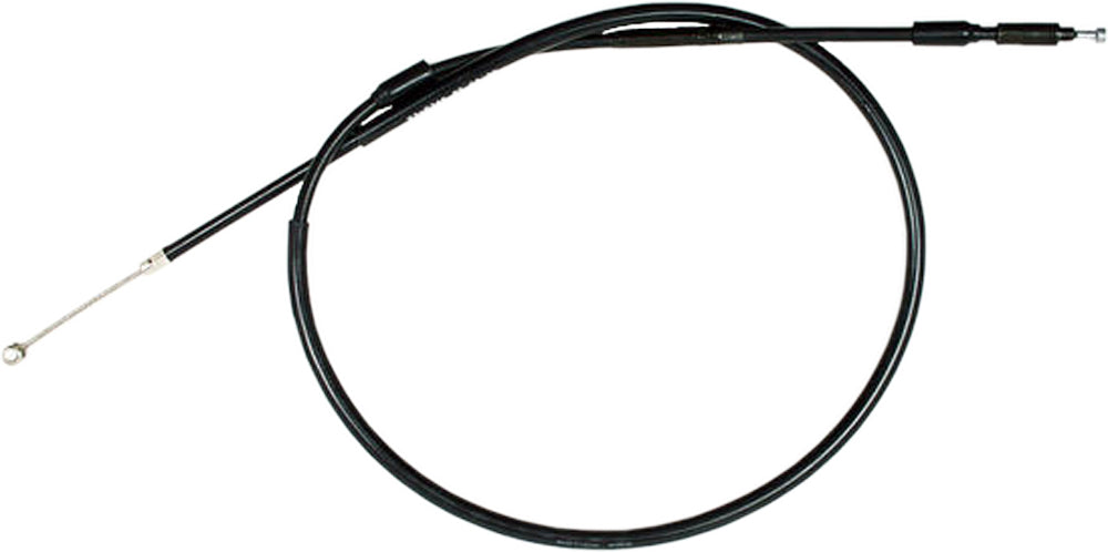 Motion Pro black vinyl clutch cable with longitudinally-wound housing, designed for motorcycle clutch systems.