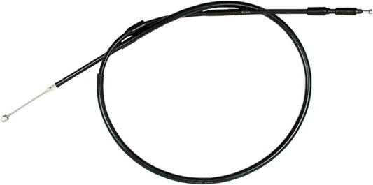Motion Pro black vinyl clutch cable with longitudinally-wound housing, designed for motorcycle clutch systems.