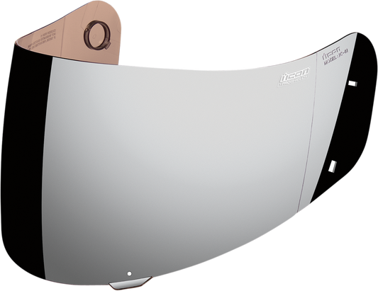 Bill's Exhausts ICON Proshield™ RST Silver helmet part, clear face shield with silver tint for motorcycle helmets.
