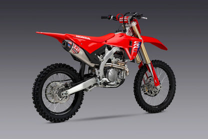 YOSHIMURA RS-12 motorcycle exhaust system for Honda CRF250R/RX, showcasing the high-performance Honda dirt bike exhaust upgrade