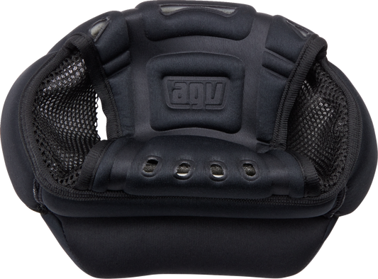 Black AGV K3 SV helmet replacement liner and crown pad, 2XL size, for comfortable helmet fit and protection.