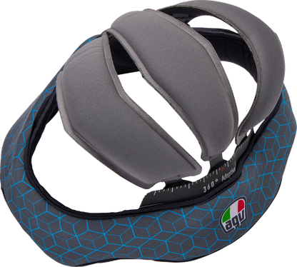 AGV Pista GP RR Liner - Gray/Cyan - Medium (Part #201850005523GM)