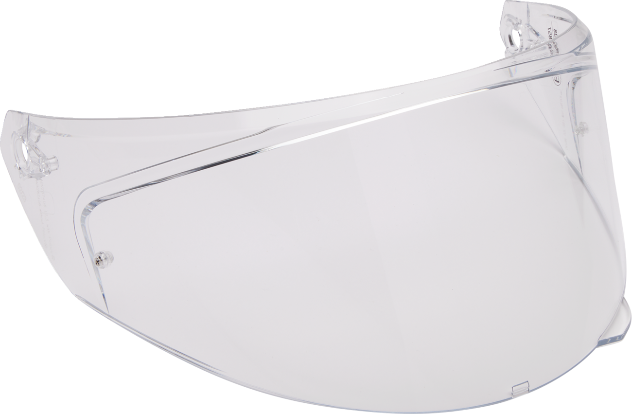 Clear AGV K3 helmet shield with Pinlock® 120 MaxVision™ preparation, XL/2XL size, shown installed on helmet.