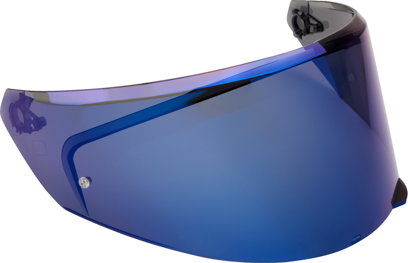 AGV K3 helmet shield with Pinlock® 120 MaxVision™ in iridium blue, XL/2XL size, designed for AGV motorcycle helmets.