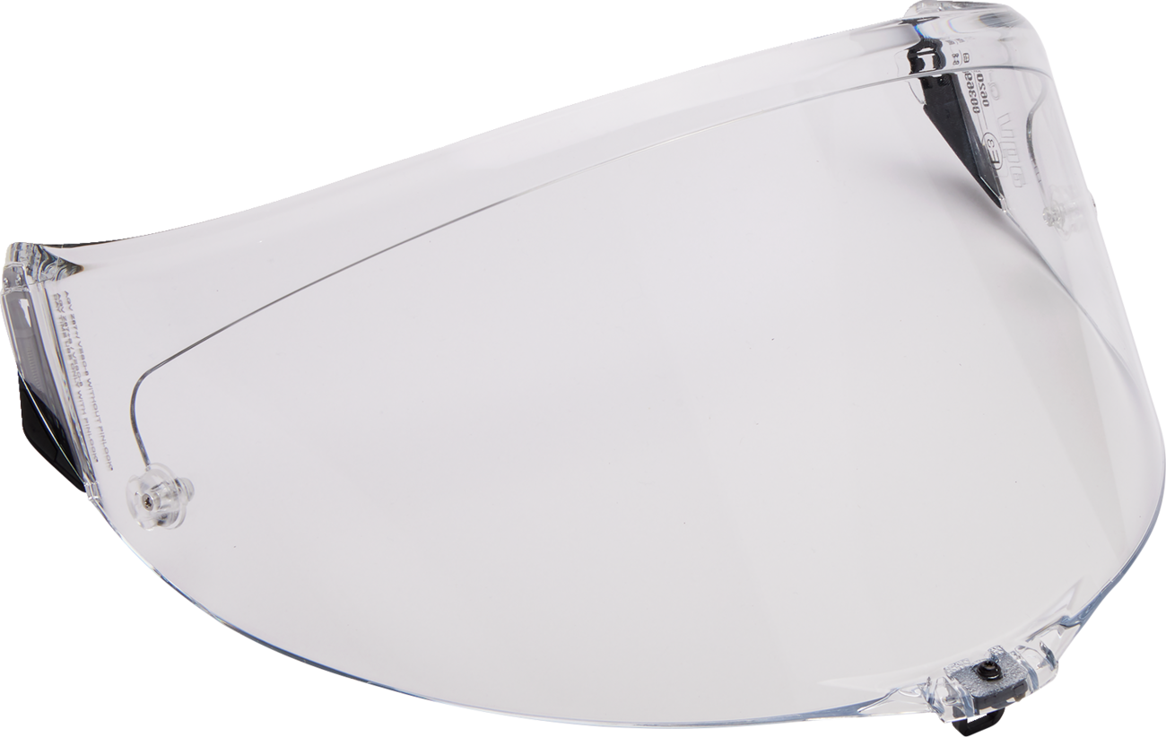Clear AGV Race 3 Shield for Pista GP RR helmets with Pinlock® preparation, model 201850007235L, helmet accessory.