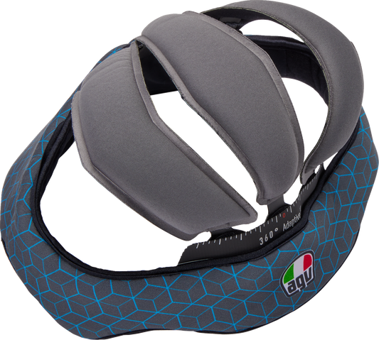 AGV Pista GP RR Replacement Liner - Gray/Cyan (Part 201850005523GXL)