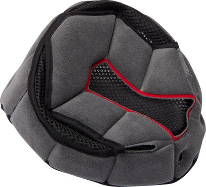 AGV K6/K6 S Liner Replacement Crown Pad - Black and Gray, Medium (Part No. 2018500046619M)
