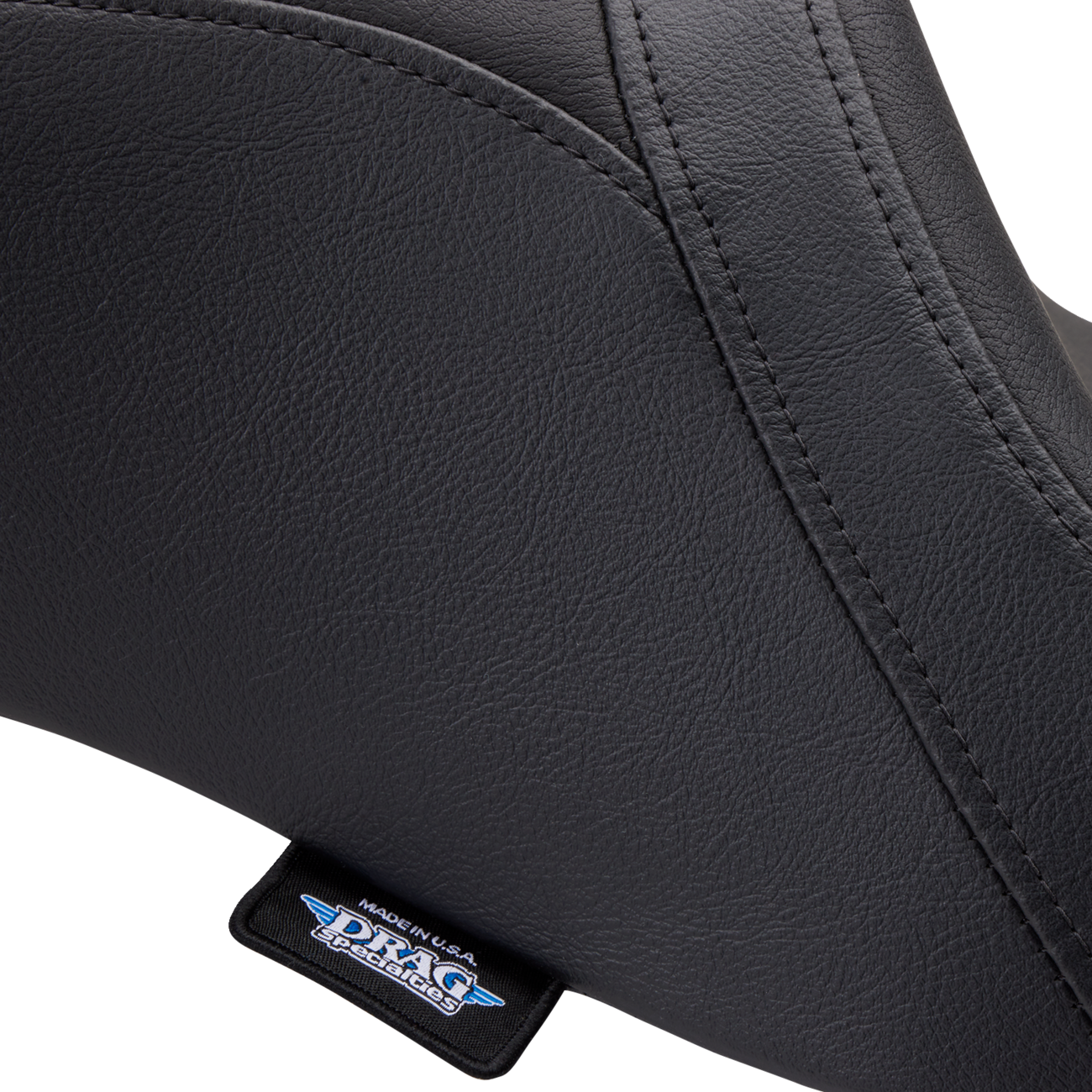 DRAG SPECIALTIES SEATS Predator 2-Up seat for FLH/FLTR motorcycles, vinyl, smooth finish, fits 2008-2024 Harley Davidson models