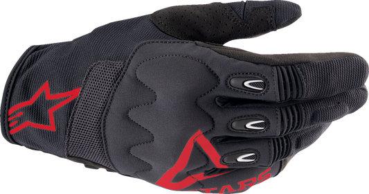 ALPINESTARS, Alpinestars Techdura Gloves Fire Red/Black Medium - Model 3564524-3131-M