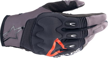 Alpinestars Techdura Falcon Brown off-road gloves, large size, designed for enduro and motocross riding.