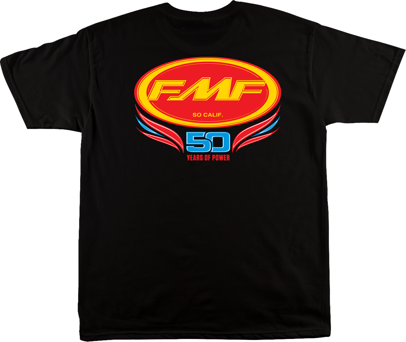 FMF Since '73 black T-shirt, medium size, soft fabric with classic logo design, casual wear for motorcycle enthusiasts