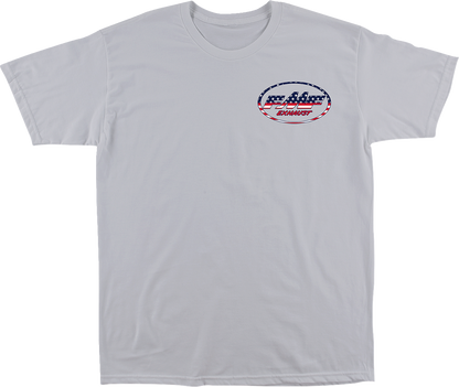 FMF Rally T-Shirt - Silver Medium - Part Number SU24118908SILMD