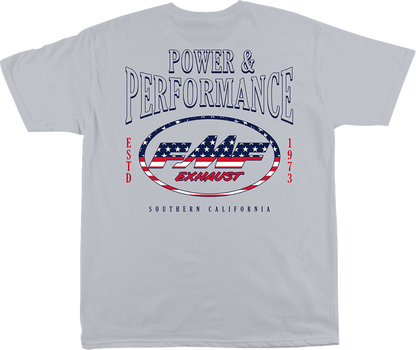 FMF Rally T-Shirt - Silver Medium - Part Number SU24118908SILMD