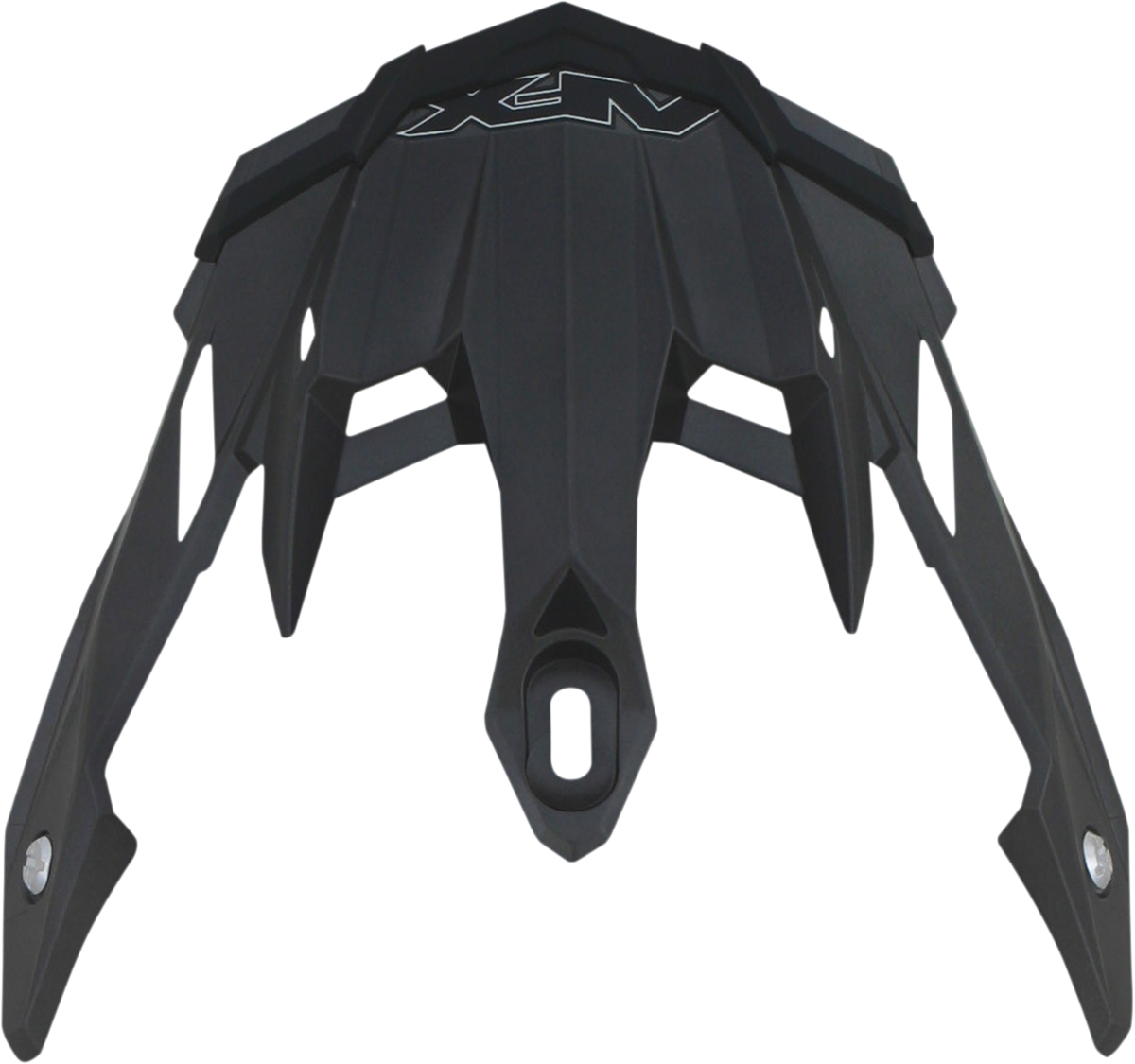 Bill's Exhausts AFX FX-41DS Peak helmet in frost gray with black visor, featuring a sleek aerodynamic design.