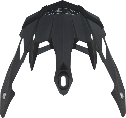 Bill's Exhausts AFX FX-41DS Peak helmet in frost gray with black visor, featuring a sleek aerodynamic design.
