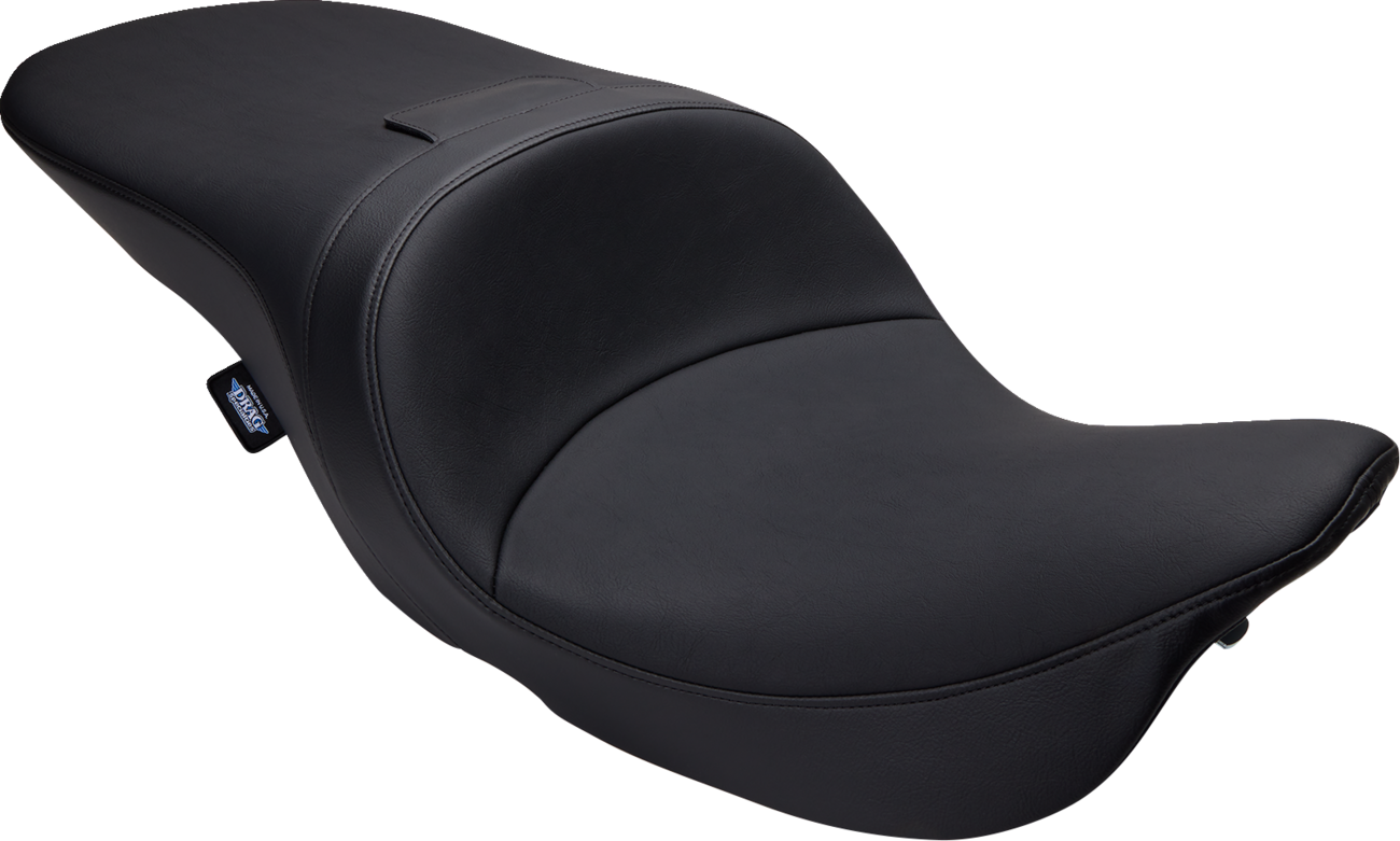 Drag Specialties Freedom Seat for FLH 1997-2007, smooth vinyl motorcycle seat with comfortable design, part #08011503-4676A