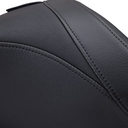 Drag Specialties Freedom Seat for Harley FLH 1997-2007, smooth vinyl motorcycle seat with comfortable design