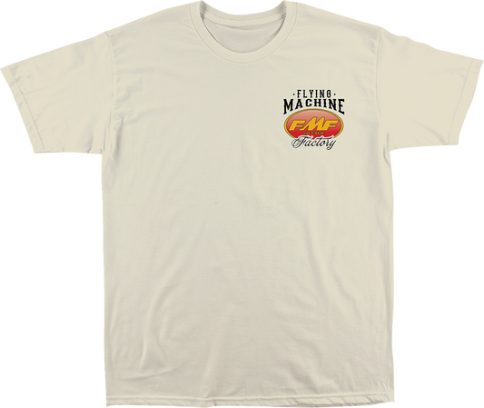 FMF Flight Ready T-Shirt in natural color, small size, with logo and design visible on front, made by FMF.