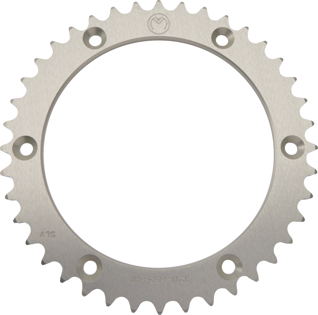 Moose Offroad 40-tooth aluminum rear sprocket for Yamaha motorcycles, durable offroad sprocket with precision teeth.