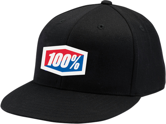 100% Official Flexfit® Hat - Black - Small/Medium 20043-00002 - Howling Moto