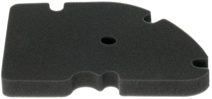 Hiflofiltro HFA5203DS air filter for high-performance engines, showing the clean, pleated filter element in a close-up view.