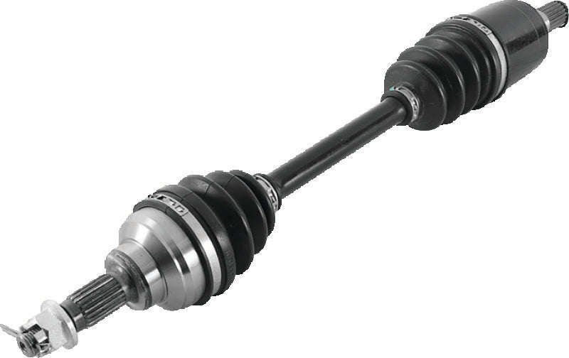 QuadBoss front right replacement axle for Honda TRX450ES FourTrax Foreman 4x4 ES, 2002-2004, showing the axle with CV joints.