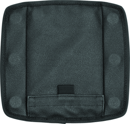 Kuryakyn Quick-Stash XL magnetic tank pouch for smartphones and GPS devices mounted on motorcycle tank with secure closure
