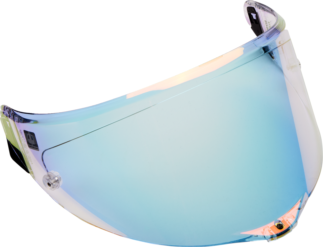 AGV Race 3 shield with rainbow finish and Pinlock® compatibility for Pista GP RR helmets, helmet accessory.