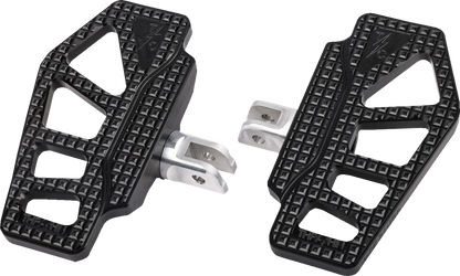 THRASHIN SUPPLY CO. Apex Mini Floorboards for Driver - Black (Part TSC-2217-1-SF)