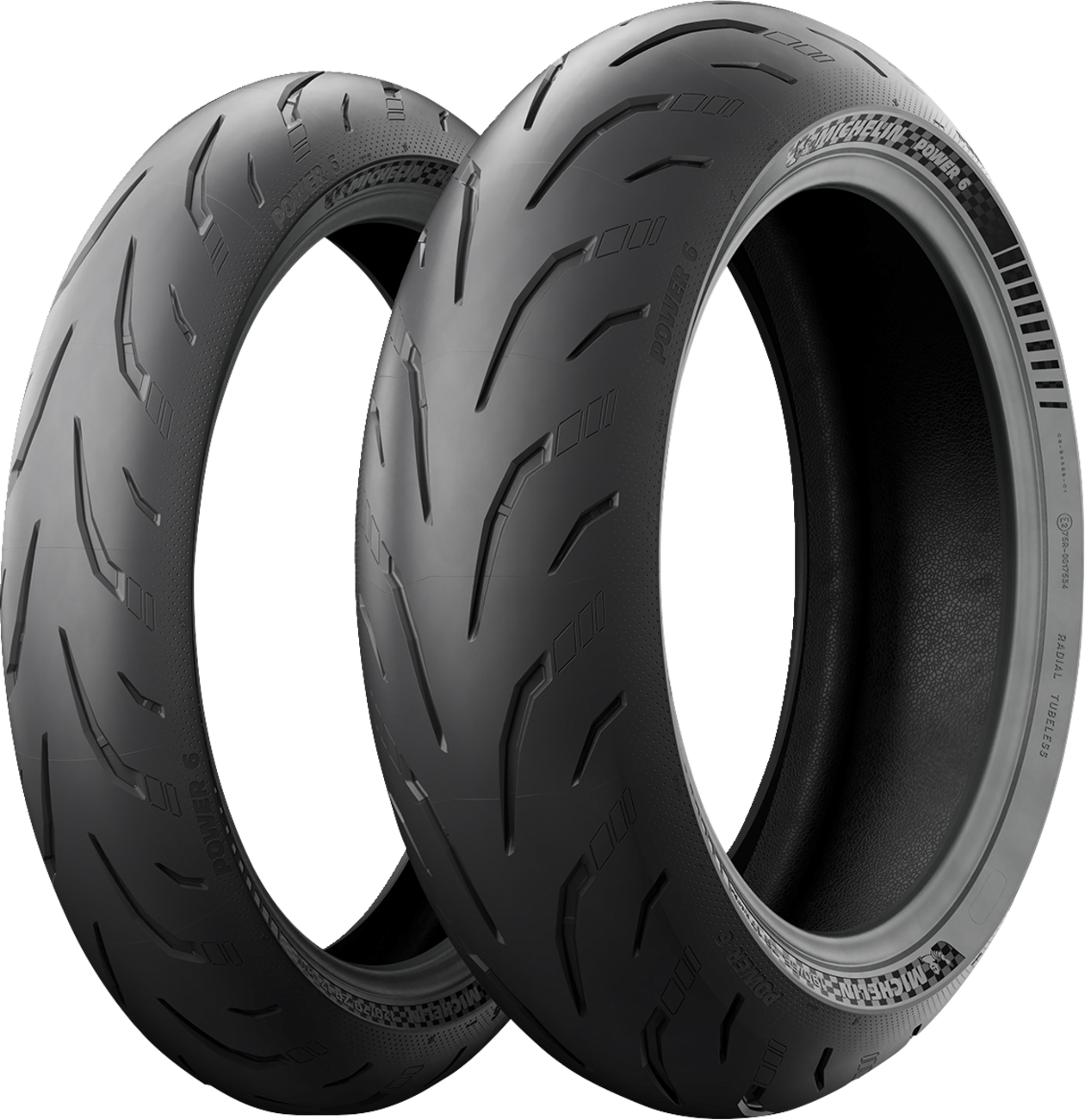 MICHELIN Power 6 Rear Tire 190/50ZR17 (73W) - Enhanced Grip and Handling