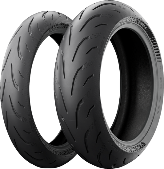MICHELIN Power 6 Rear Tire 190/50ZR17 (73W) - Enhanced Grip and Handling