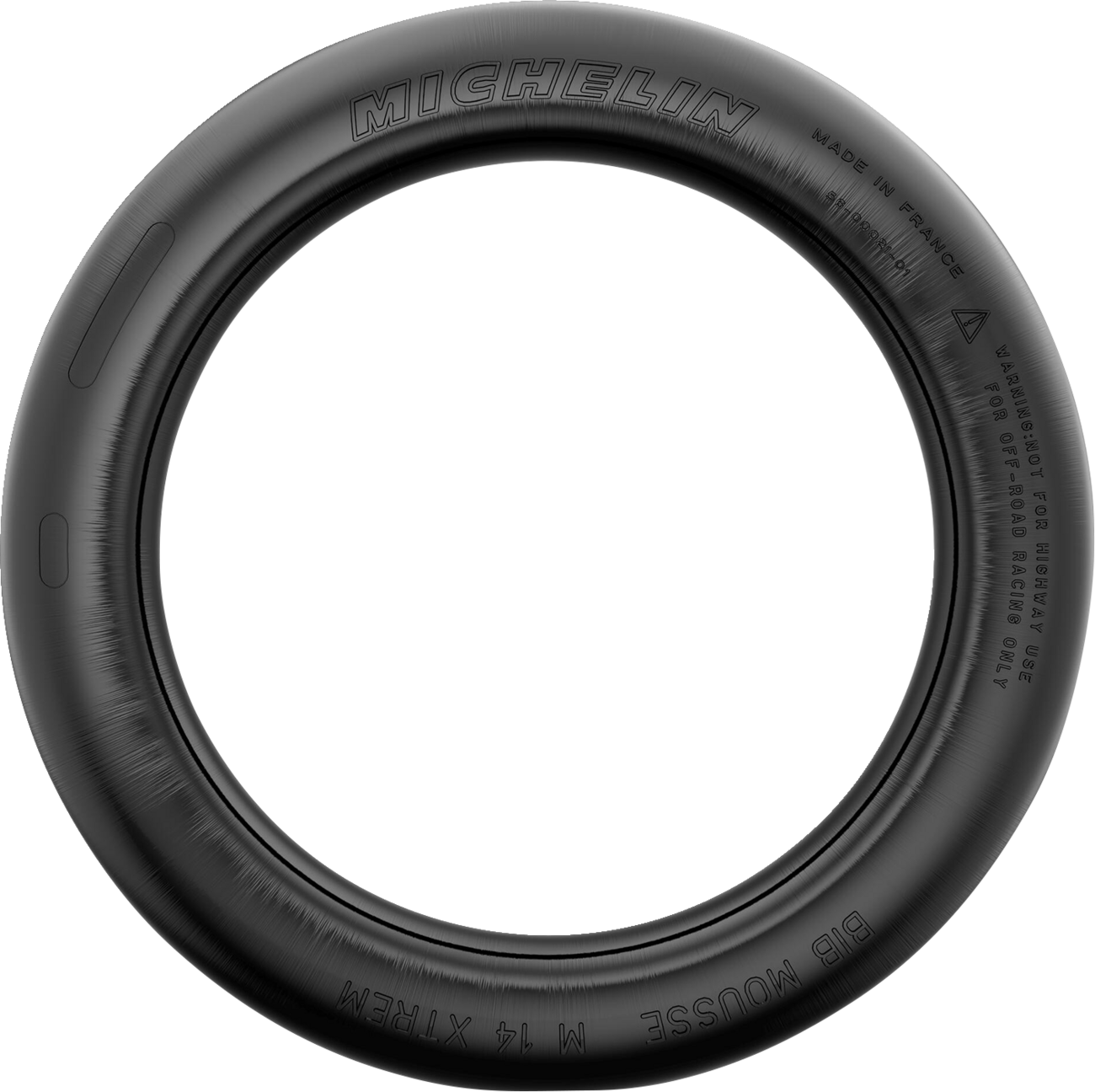 Michelin Bib Mousse Enduro Extreme off-road foam tire insert for mountain bikes, shown in a close-up view.