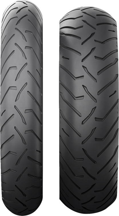 Michelin Anakee Road rear motorcycle tire 170/60R17 for adventure touring bikes, featuring rugged tread and durable rubber.