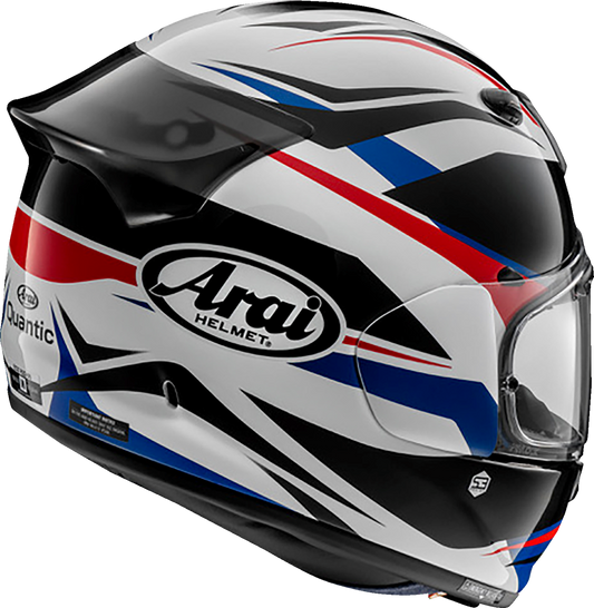 Arai Helmets Quantum-X Ray 2XL helmet with VAS-Max vision shield and advanced ventilation system.
