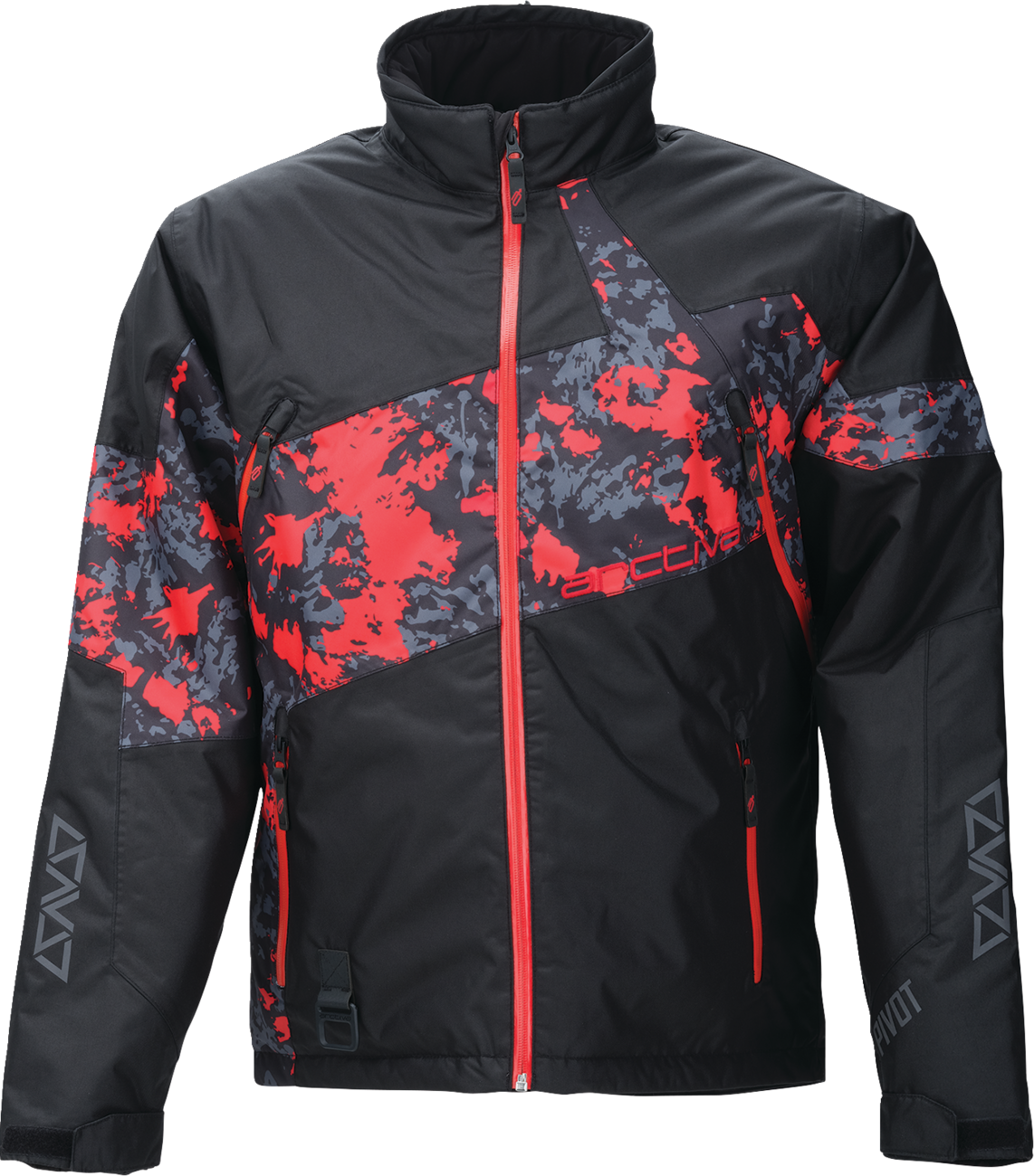 ARCTIVA Pivot 7 Insulated Jacket – Camo Black/Red, Large (Part No. 3120-2134)