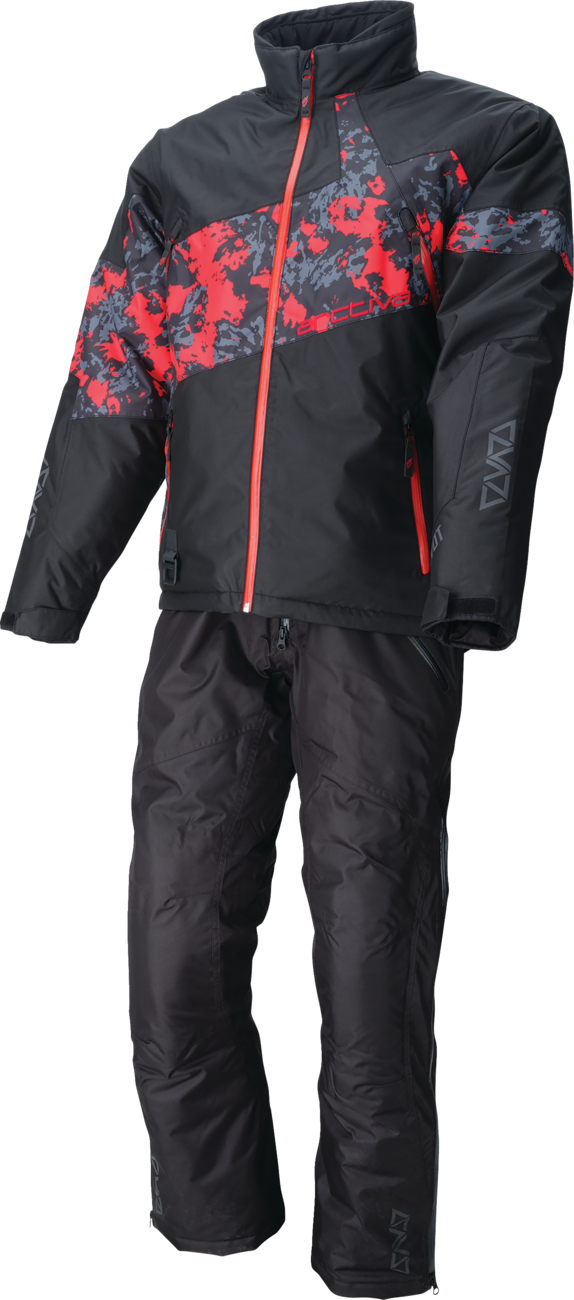 ARCTIVA Pivot 7 Insulated Jacket – Camo Black/Red, Large (Part No. 3120-2134)
