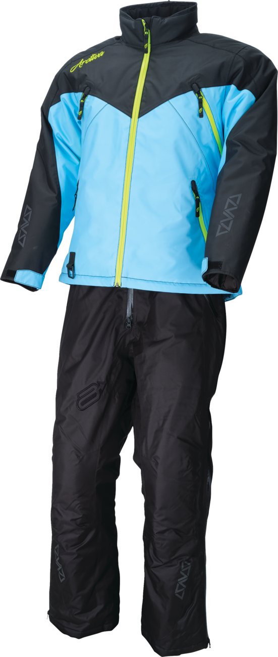 ARCTIVA Women's Pivot 7 Insulated Jacket - Black/Light Blue, 2XL (Part Number 3121-0844)