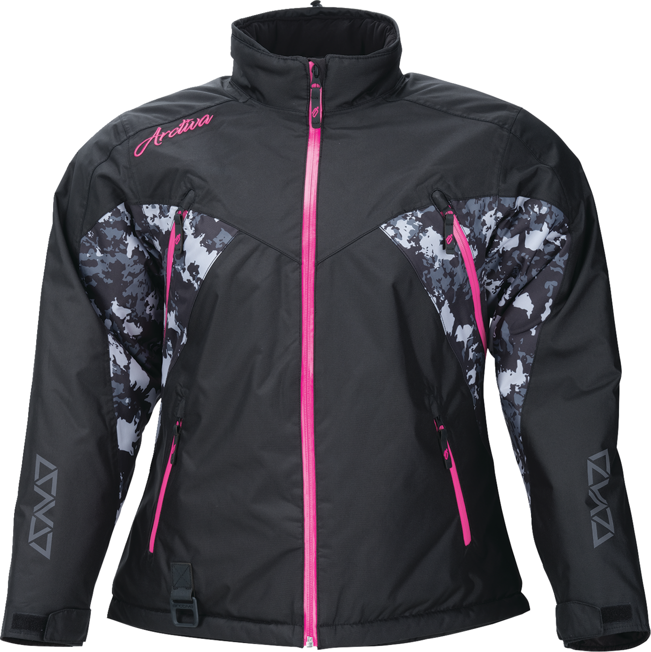 ARCTIVA Women's Pivot 7 Insulated Jacket - Black/Camo Gray/Pink, Part Number 3121-0848