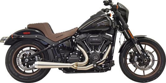 BASSANI XHAUST Road Rage III 2-into-1 motorcycle exhaust system in stainless steel with part number 1S72SSE.
