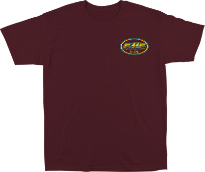 FMF Golden Stay T-Shirt - Maroon, Small, SP24118904MRNSM
