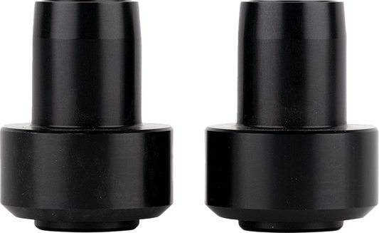 Legend Suspension 49mm travel limiting kit for 21-inch wheels, compatible with Axeo cartridge, shown on a motorcycle suspension system.