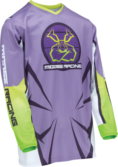 Moose Offroad Youth Agroid Mesh Jersey - Purple/White, Size XL (Part No. 2912-2478)