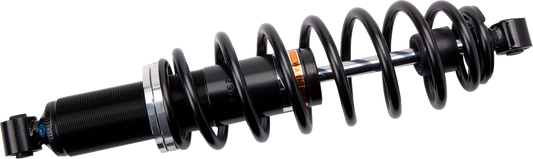 Heavy-duty front gas shock absorber for Polaris vehicles by Moose Offroad, designed for durability and off-road performance.