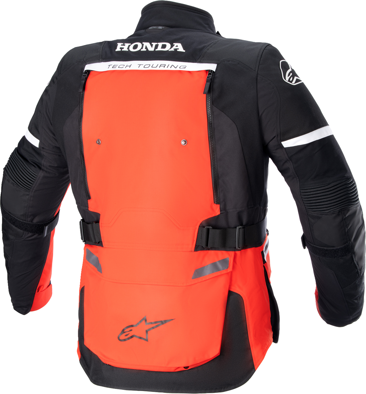 Alpinestars Honda Bogotá Pro Drystar® motorcycle jacket in red and black, 2XL size, with protective armor and branding details.